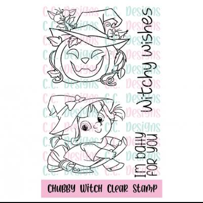 C.C. Designs Stempel - Chubby Witch