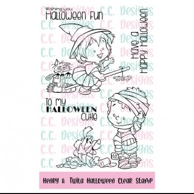 C.C. Designs Stempel - Henry & Twila Halloween