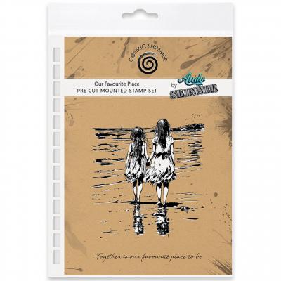 Katy Sue Designs Andy Skinner Pre Cut Rubber Stamps - Our Favourite Place