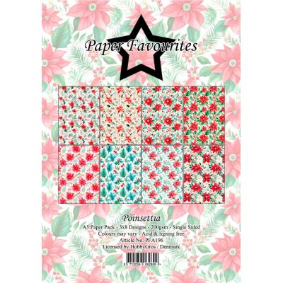 Paper Favourites Paper Pad - Poinsettia