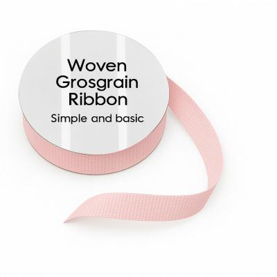 Simple and Basic Grosgrain Ribbon - Light Pink