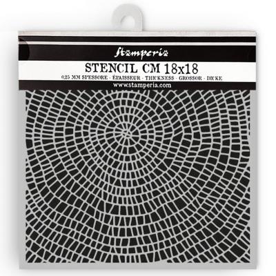 Stamperia Whispering Woods Stencil - Bark Pattern