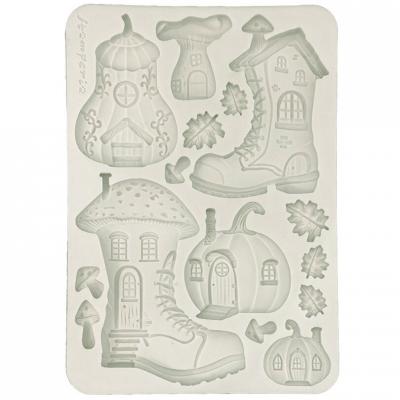 Stamperia Whispering Woods Mould - Boots And Pumpikin House