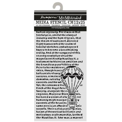 Stamperia Voyages Fantastiques Stencil - Above The Clouds