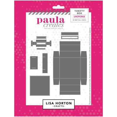 Lisa Horton Crafts Paula Creates Die Set - Thrifty Box