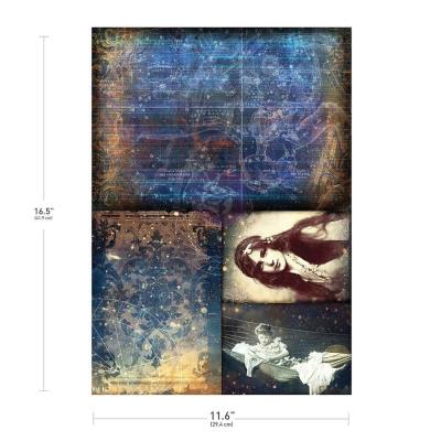 Prima Marketing Finnabair Decoupage Fiber - Nightdreaming