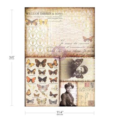 Prima Marketing Finnabair Decoupage Fiber - Southampton Butterflies