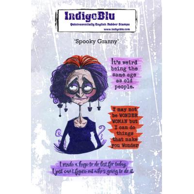 Indigo Blu Stempel - Spooky Granny