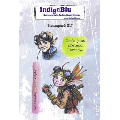 Indigo Blu Stempel - Steampunk Elf