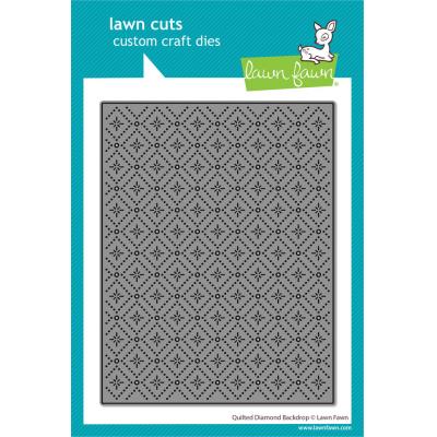 Lawn Fawn Lawn Cuts - Quilted Diamond Backdrop