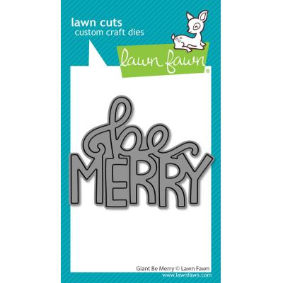 Lawn Fawn Lawn Cuts - Giant Be Merry