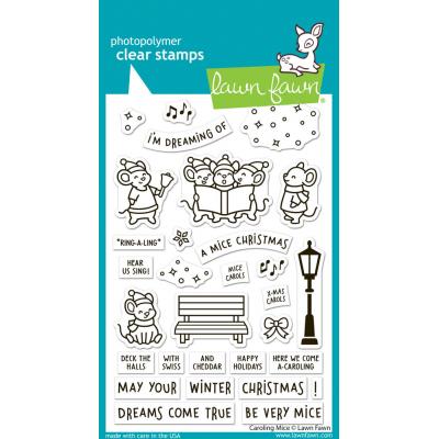 Lawn Fawn Stempel - Caroling Mice
