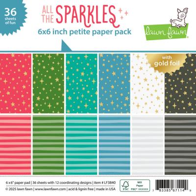 Lawn Fawn All The Sparkles - Petite Paper Pack