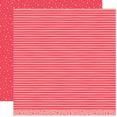Lawn Fawn All the Sparkles Designpapier - Ruby