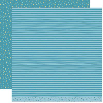 Lawn Fawn All the Sparkles Designpapier - Aquamarine