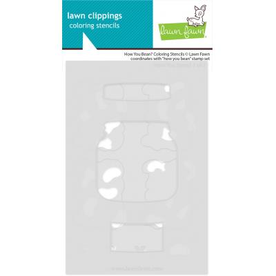 Lawn Clippings Coloring Stencils - How you Bean?