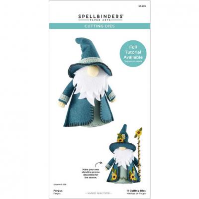 Spellbinders 3D Felt Décor Etched Dies - Fergus