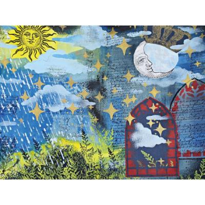 Sizzix Studio Clear Stamps und Stencils - Weather Wonder