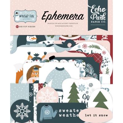 Echo Park Winter Fun - Ephemera