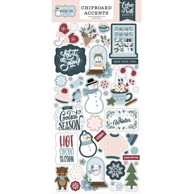 Echo Park Winter Fun - Chipboard Accents