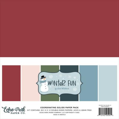Echo Park Winter Fun - Coordinating Solids