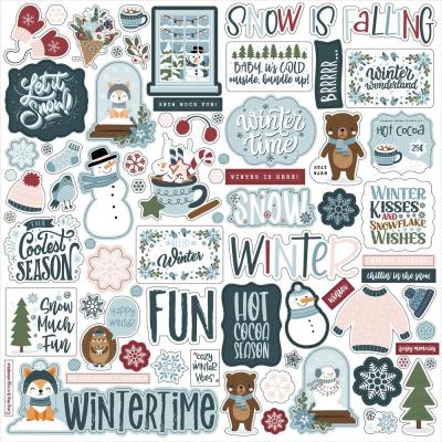 Echo Park Winter Fun - Element Sticker
