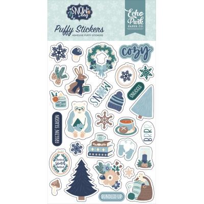 Echo Park Snow Day - Puffy Stickers