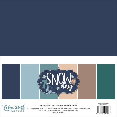 Echo Park Snow Day - Coordination Solids