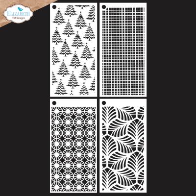 Elizabeth Craft Designs Golden Season Stencil - Journal 9