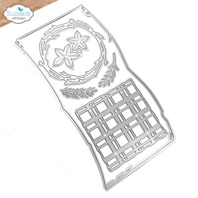 Elizabeth Craft Designs Golden Season Dies - Book Of Christmas Square