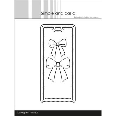 Simple and Basic Dies - Beautiful Bows on a Tag
