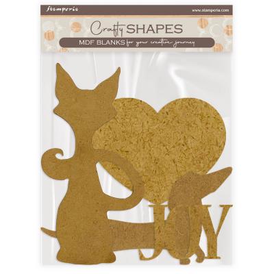 Stamperia Furry Friends - Dog and Cat Silhouette