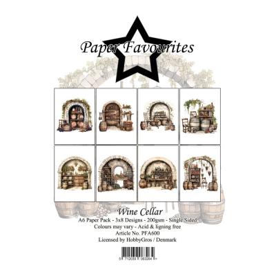 Paper Favourites Paper Pack - Wine Cellar