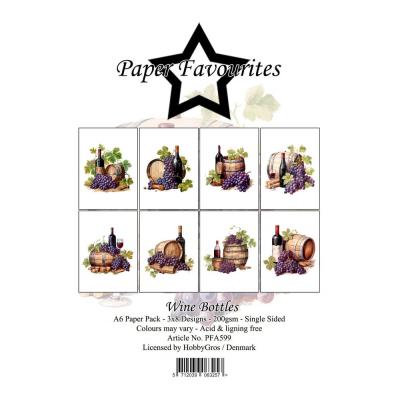 Paper Favourites Paper Pack - Wine Bottles