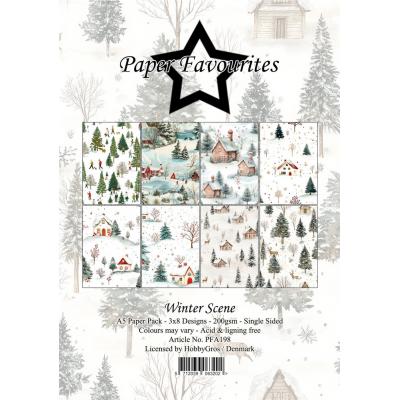 Paper Favourites Paper Pack - Winter Scene