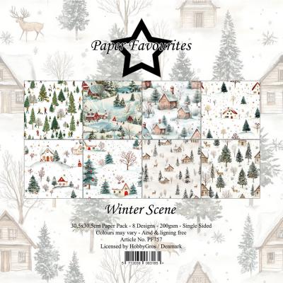 Paper Favourites Paper Pack - Winter Scene