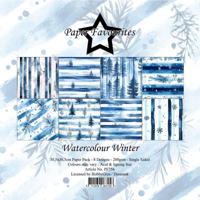Paper Favourites Paper Pack - Watercolour Winter