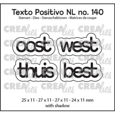 Crealies Cutting Dies - Oost West Thuis Best