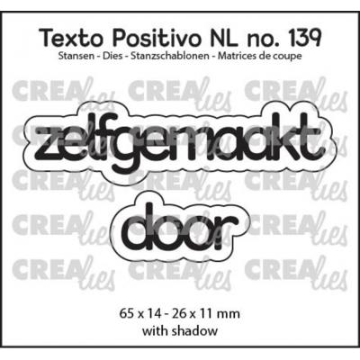 Crealies Cutting Dies - Zelfgemaakt Door (NL)