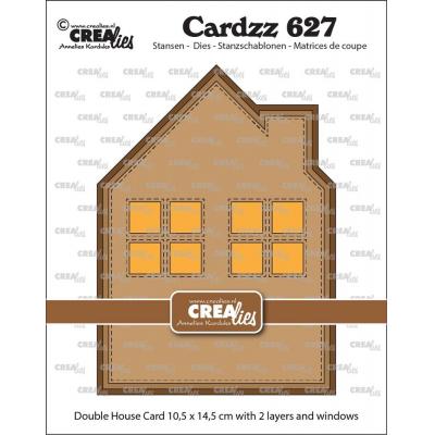 Crealies Cutting Dies - Double House Card