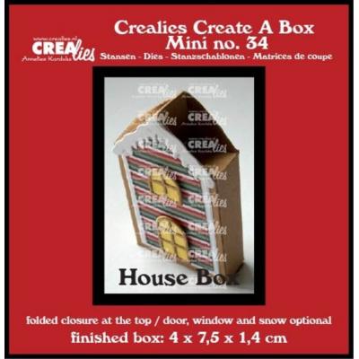 Crealies Cutting Dies - Mini House Box