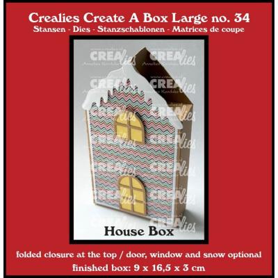 Crealies Cutting Dies - Large House Box