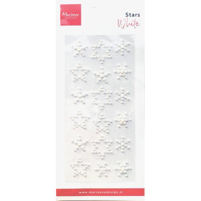 Marianne Design Embellishments - Stars Pearls White