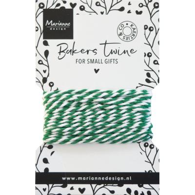 Marianne Design Bakers Twine Green/White