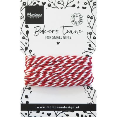 Marianne Design Bakers Twine Red/White
