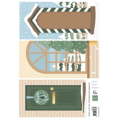 Marianne Design Decoupage Sheet - Home For Christmas