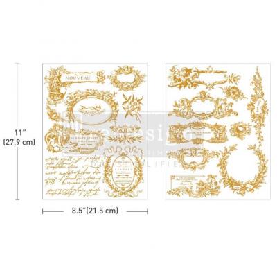 Prima Marketing Re-Design Middy Foil Transfers - Kacha Label De Luxe