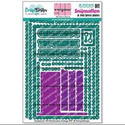 CarlijnDesign Dies - Rechthoeken Postage DIY