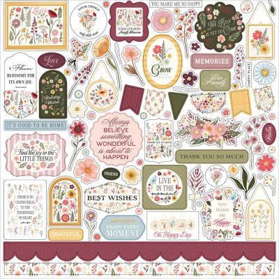 Carta Bella Pressed Floral - Element Sticker