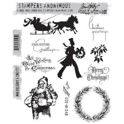 Stampers Anonymous Tim Holtz Stempel - Mini Holidays 5
